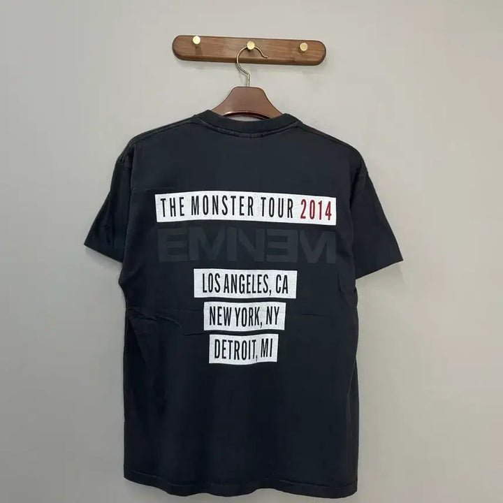 [BUNJANG] Eminem 2014 Monster Tour Devil Horn T-shirt / 빈티지 에미넴 2014 몬스터 투어 데빌혼 반팔 H2444