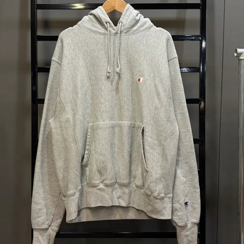 [BUNJANG] Champion Reverse Weave Heavyweight Hoodie Gray / [XL/105] 챔피온 리버스 위브 헤비웨이트 후드티 그레이 5.9