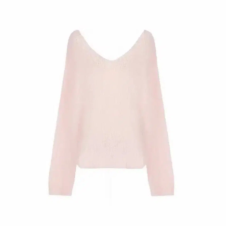 [BUNJANG] Coap Kleesier Cool Pink Faux Fur Knit / coap kleesier 코프 (클리시어) 쿨핑크 퍼 니트