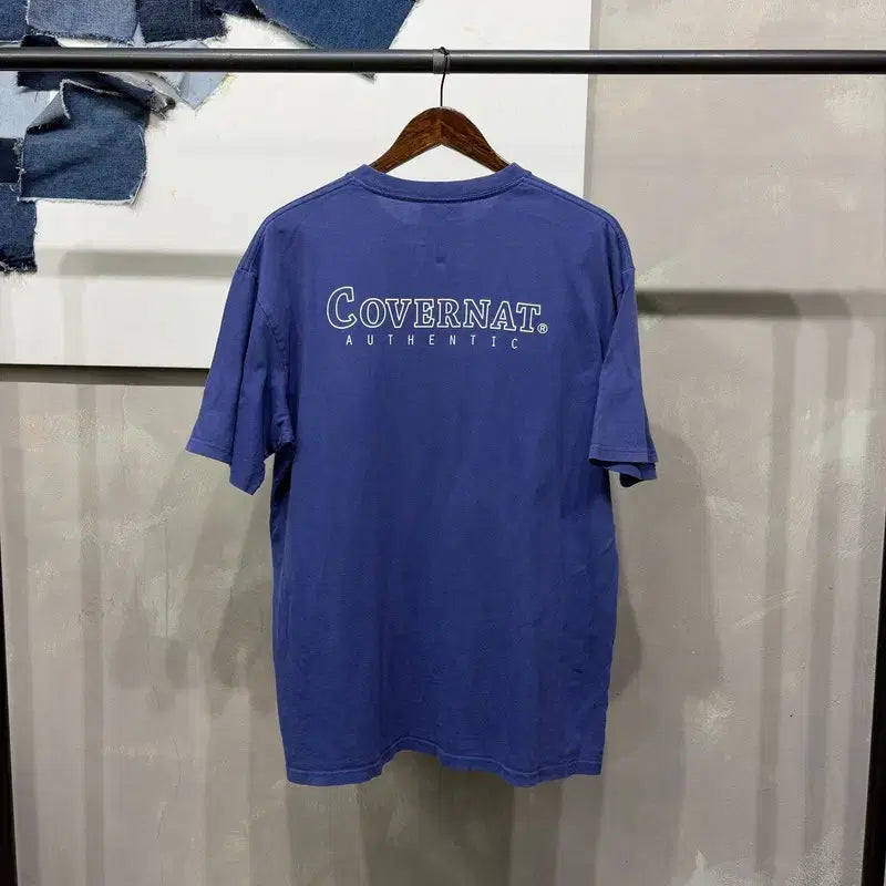 [BUNJANG] Covernat Street Back Print T-shirt / (105) 커버낫 캐주얼 스트릿 백프린팅 반팔 티