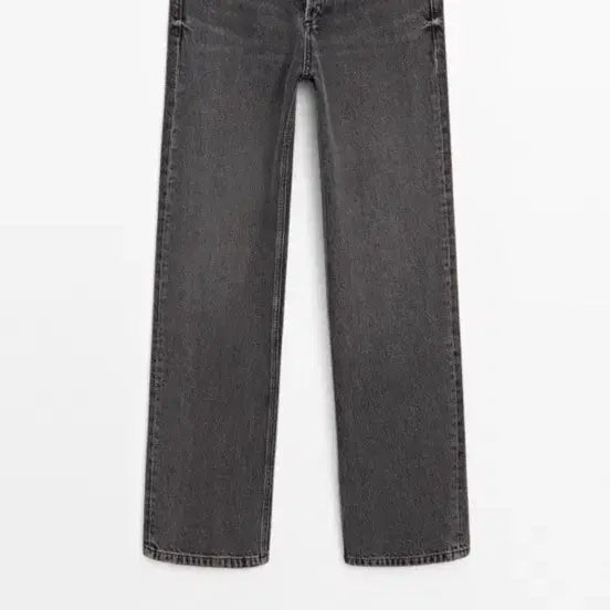[BUNJANG] Massimo Dutti Mid-Waist Wide Leg Denim Pants / 77사이즈) 마시모두띠 미드웨이스트 와이드 레그 데님 팬츠 흑청워싱팬츠