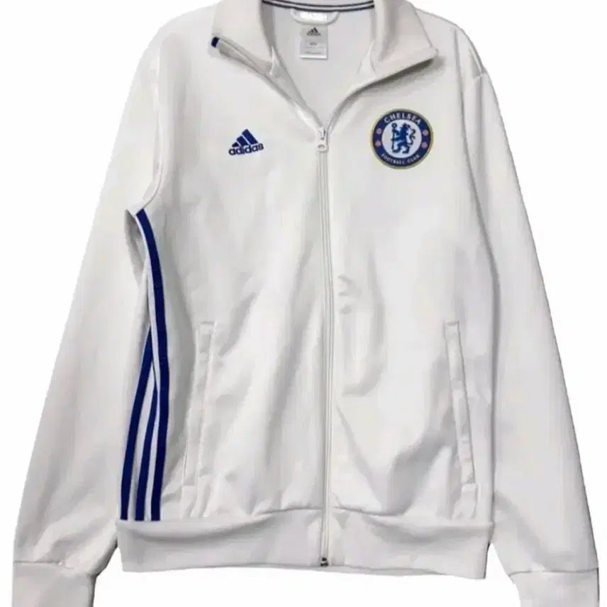 [BUNJANG] Adidas Chelsea Track Top White and Blue / 아디다스 첼시 트랙탑 흰파