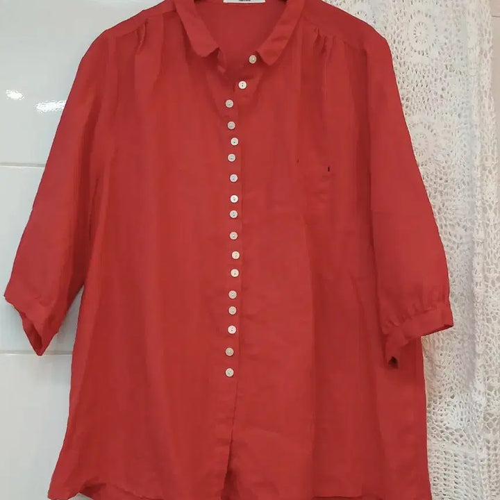 [SOLD OUT] 핑크디아 린넨 블라우스  free