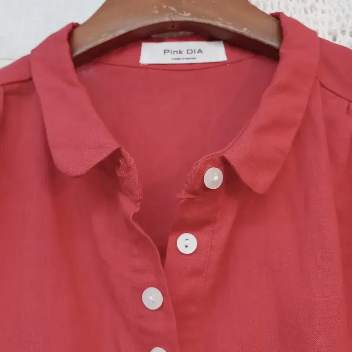 [SOLD OUT] 핑크디아 린넨 블라우스  free