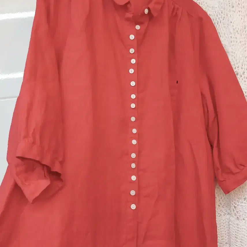 [SOLD OUT] 핑크디아 린넨 블라우스  free