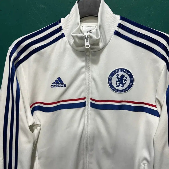 [BUNJANG] Adidas Chelsea White Track Top Jersey / 아디다스 첼시 화이트 트랙탑져지 95