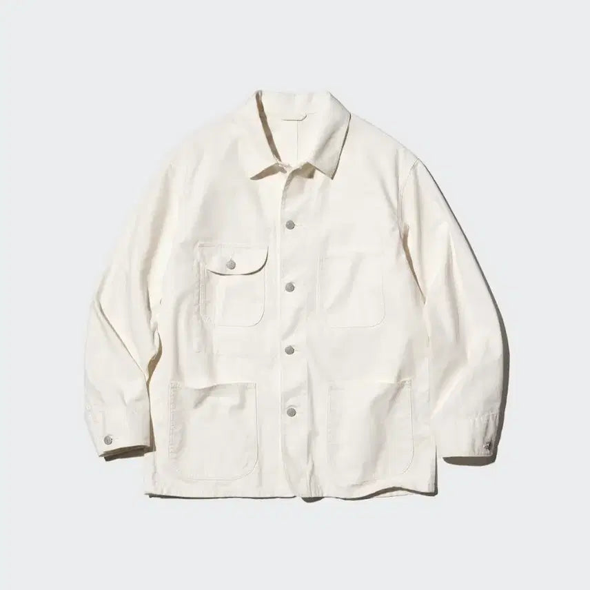 [SOLD OUT] 유니클로 유틸리티 자켓 오프화이트