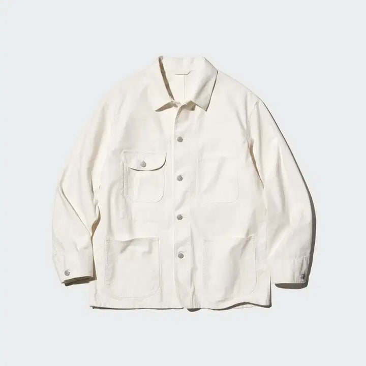 [SOLD OUT] 유니클로 유틸리티 자켓 오프화이트