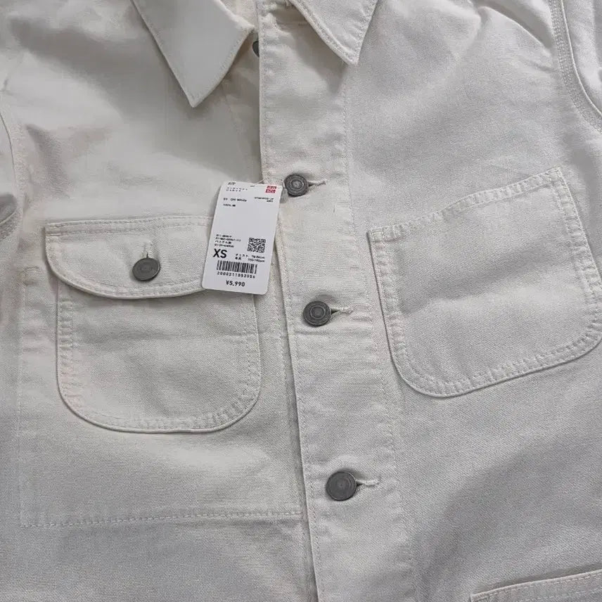 [SOLD OUT] 유니클로 유틸리티 자켓 오프화이트