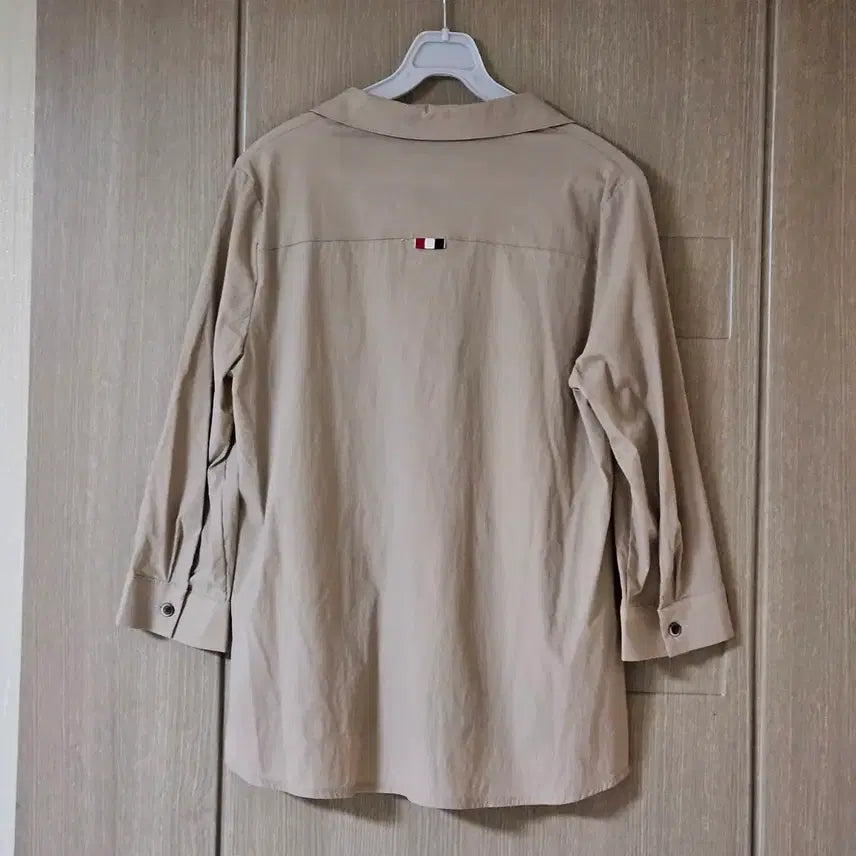 [BUNJANG] Kim Hee Sun Beige 3/4 Sleeve Blouse S / 김희선 베이지 7부 소매 블라우스 S