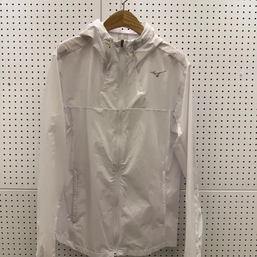 [SOLD OUT] 미즈노 메쉬 후드 바람막이 화이트 U1554