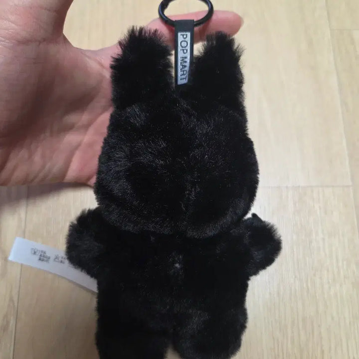 [BUNJANG] Labubu Black Character Plush Keychain / 블랙 라부부 인형 키링