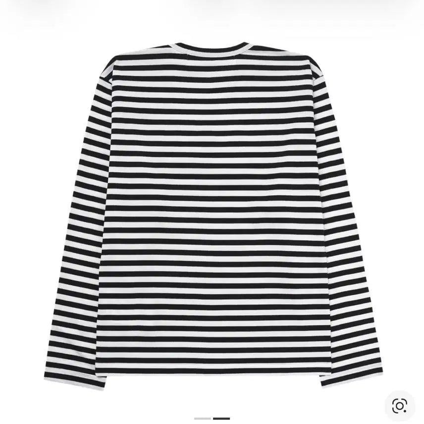 [BUNJANG] Play Comme des Garcons Striped Long Sleeve Shirt / 플레이 꼼데가르송 스트라이프 롱슬리브 s 새상품