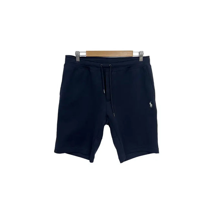 [BUNJANG] Polo Ralph Lauren Pony Logo Navy Banding Half Pants / [31] 폴로 랄프로렌 포니 로고 네이비 밴딩 하프 팬츠 반바지