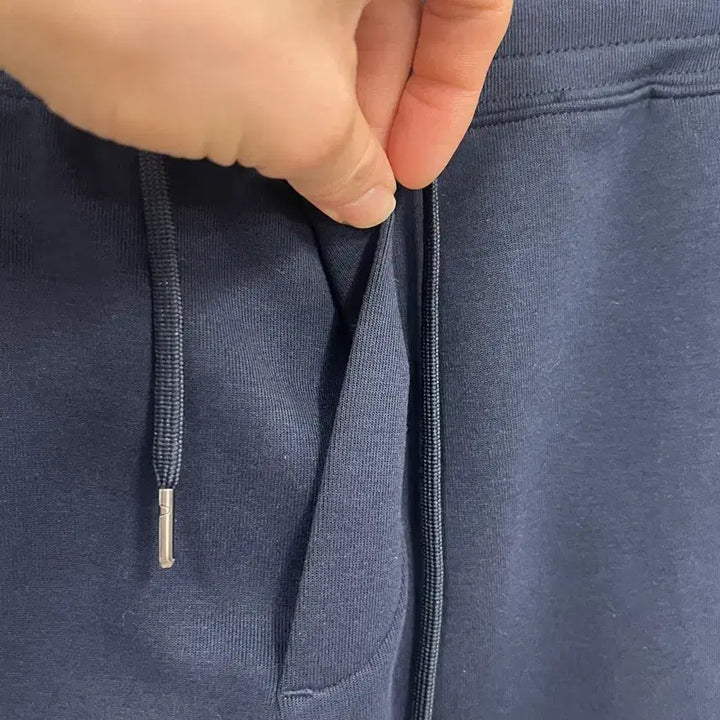 [BUNJANG] Polo Ralph Lauren Pony Logo Navy Banding Half Pants / [31] 폴로 랄프로렌 포니 로고 네이비 밴딩 하프 팬츠 반바지