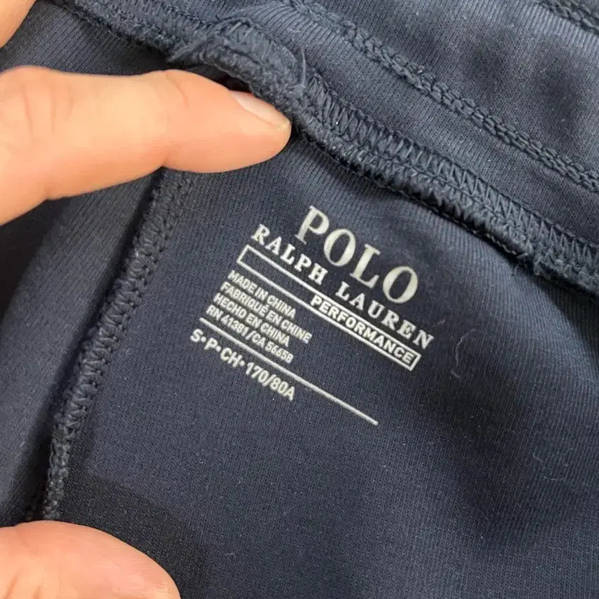 [BUNJANG] Polo Ralph Lauren Pony Logo Navy Banding Half Pants / [31] 폴로 랄프로렌 포니 로고 네이비 밴딩 하프 팬츠 반바지