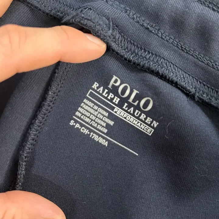 [BUNJANG] Polo Ralph Lauren Pony Logo Navy Banding Half Pants / [31] 폴로 랄프로렌 포니 로고 네이비 밴딩 하프 팬츠 반바지