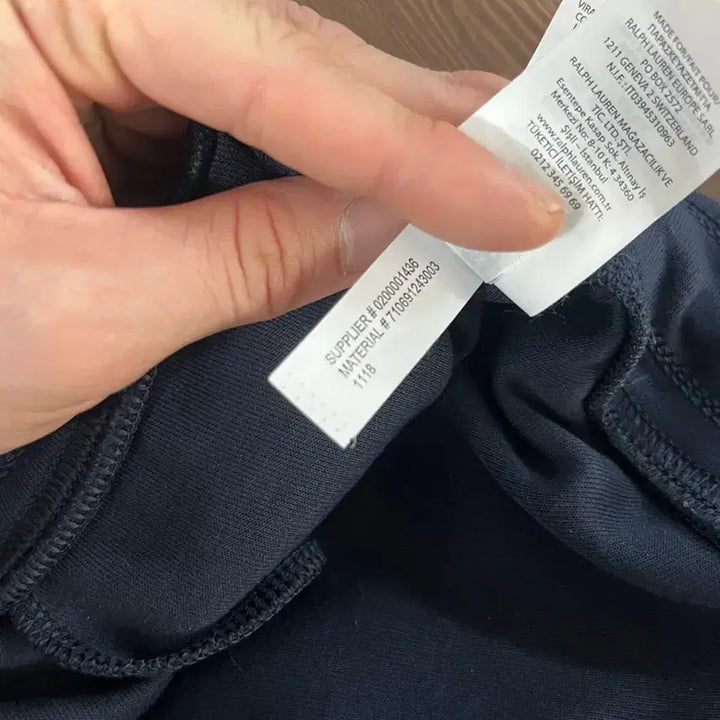 [BUNJANG] Polo Ralph Lauren Pony Logo Navy Banding Half Pants / [31] 폴로 랄프로렌 포니 로고 네이비 밴딩 하프 팬츠 반바지