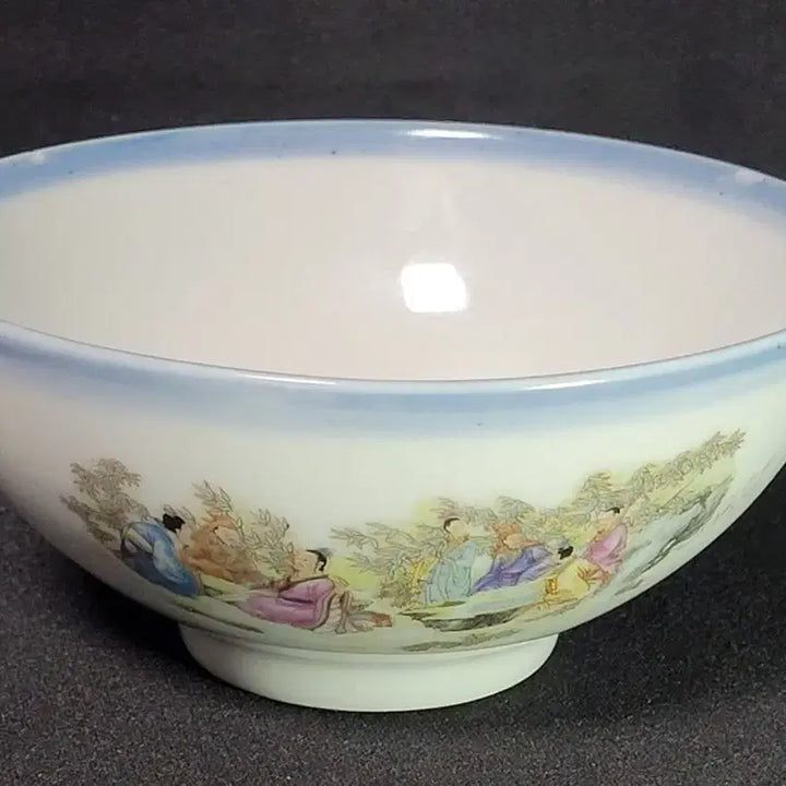 [BUNJANG] Family Rose Celadon Porcelain Tea Bowl / [수집품] 패밀리 로즈 고 다완