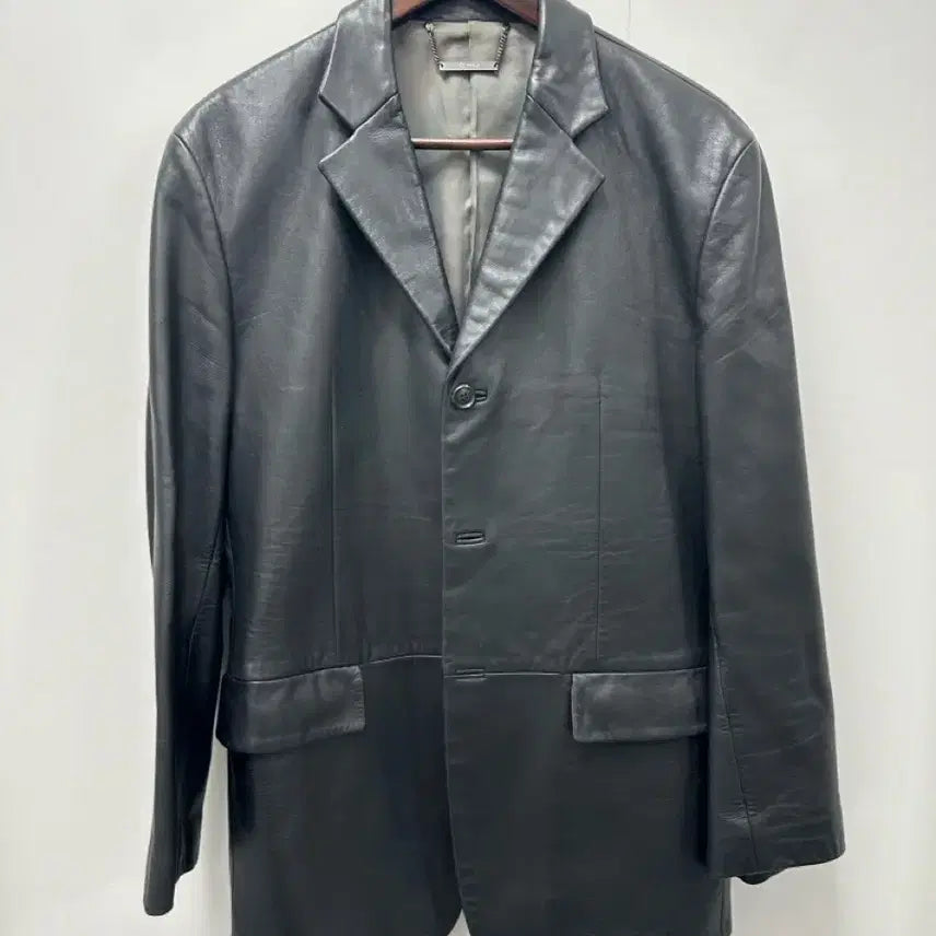 [BUNJANG] ZIC Giacomo Leather Blazer Jacket / [만원 아라비아빈티지]지이크 양가죽 블레이저 자켓 100