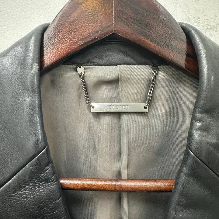 [BUNJANG] ZIC Giacomo Leather Blazer Jacket / [만원 아라비아빈티지]지이크 양가죽 블레이저 자켓 100