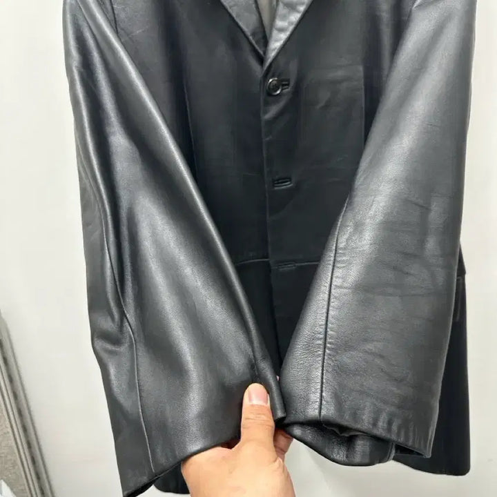[BUNJANG] ZIC Giacomo Leather Blazer Jacket / [만원 아라비아빈티지]지이크 양가죽 블레이저 자켓 100