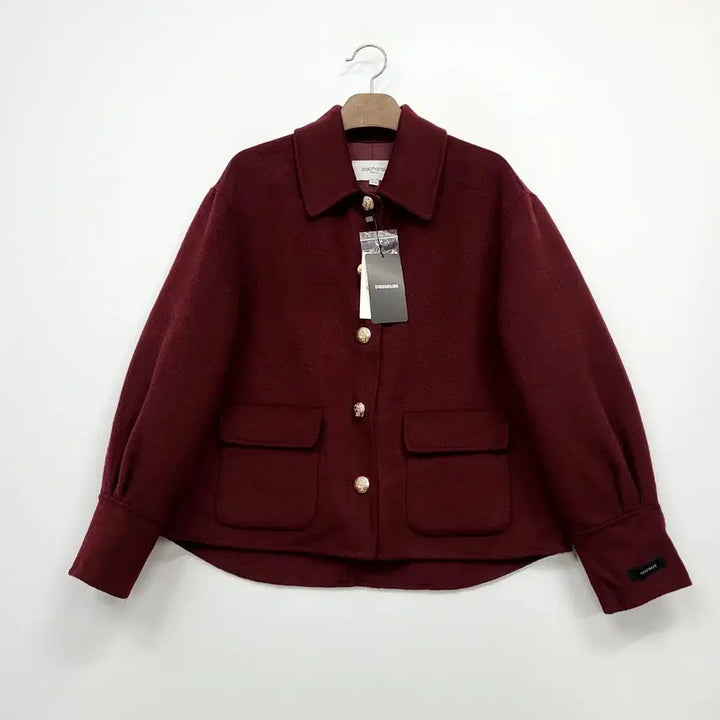 [SOLD OUT] cacharel 핸드메이드 버건디 울 자켓/55/앨리스/926