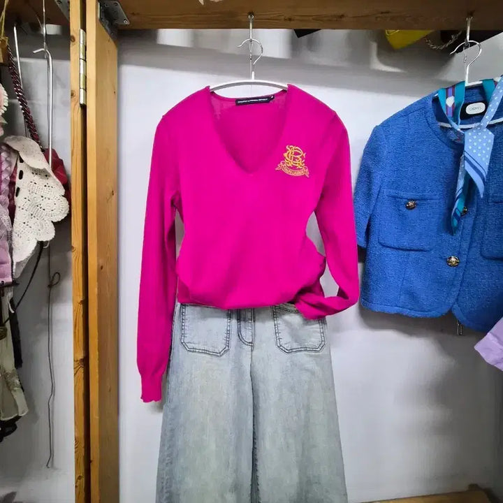 [BUNJANG] Polo Ralph Lauren Cotton V-Neck Knit Sweater / 폴로랄프로렌 코튼 브이넥 니트