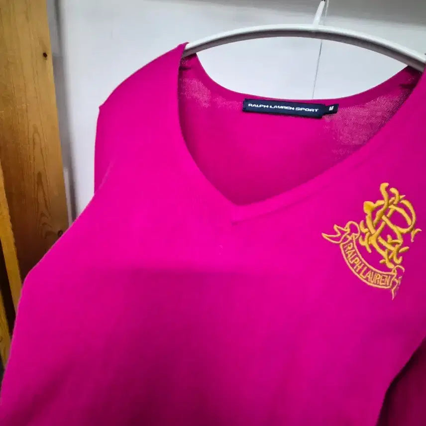 [BUNJANG] Polo Ralph Lauren Cotton V-Neck Knit Sweater / 폴로랄프로렌 코튼 브이넥 니트