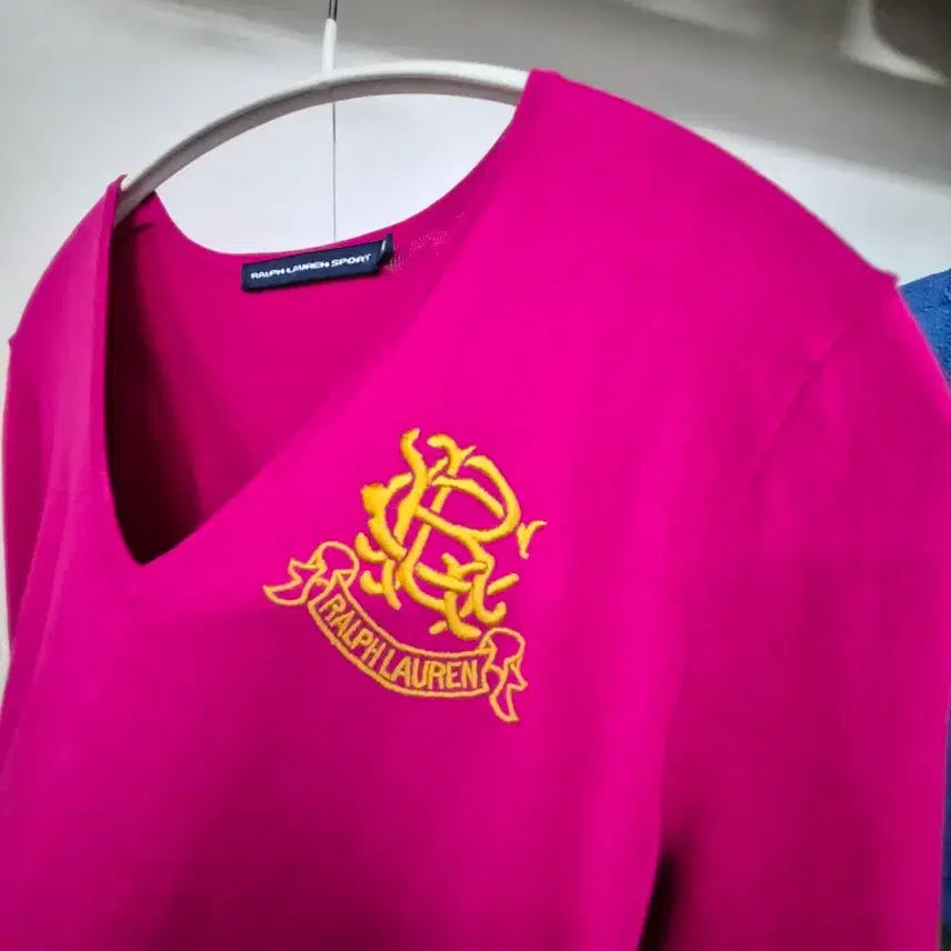 [BUNJANG] Polo Ralph Lauren Cotton V-Neck Knit Sweater / 폴로랄프로렌 코튼 브이넥 니트