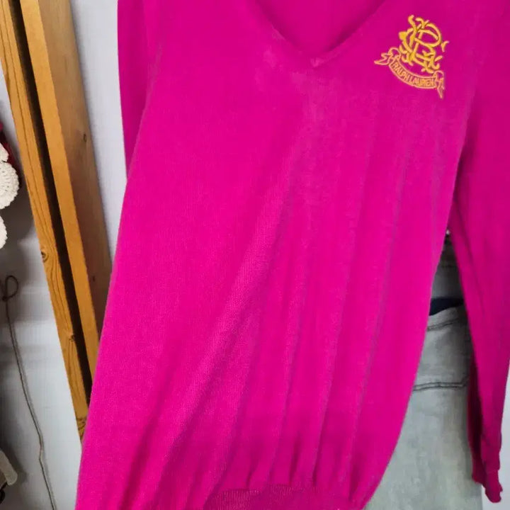 [BUNJANG] Polo Ralph Lauren Cotton V-Neck Knit Sweater / 폴로랄프로렌 코튼 브이넥 니트