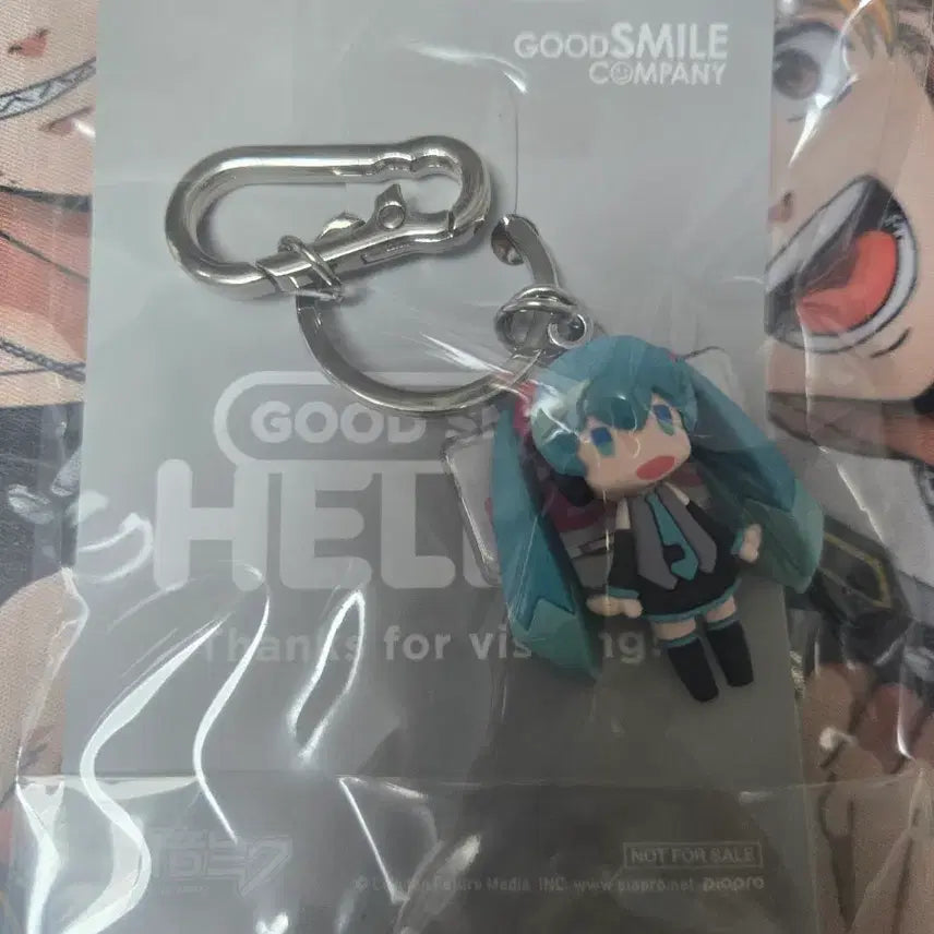 [BUNJANG] Good Smile Hello Hatsune Miku POB Figure Keyring / 굿스마일 헬로 하츠네 미쿠 특전 피규어 키링