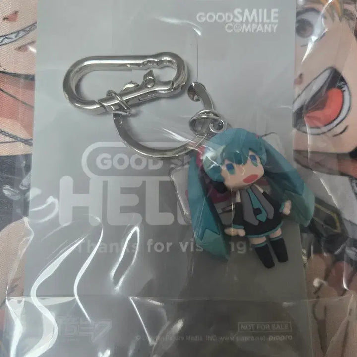 [BUNJANG] Good Smile Hello Hatsune Miku POB Figure Keyring / 굿스마일 헬로 하츠네 미쿠 특전 피규어 키링