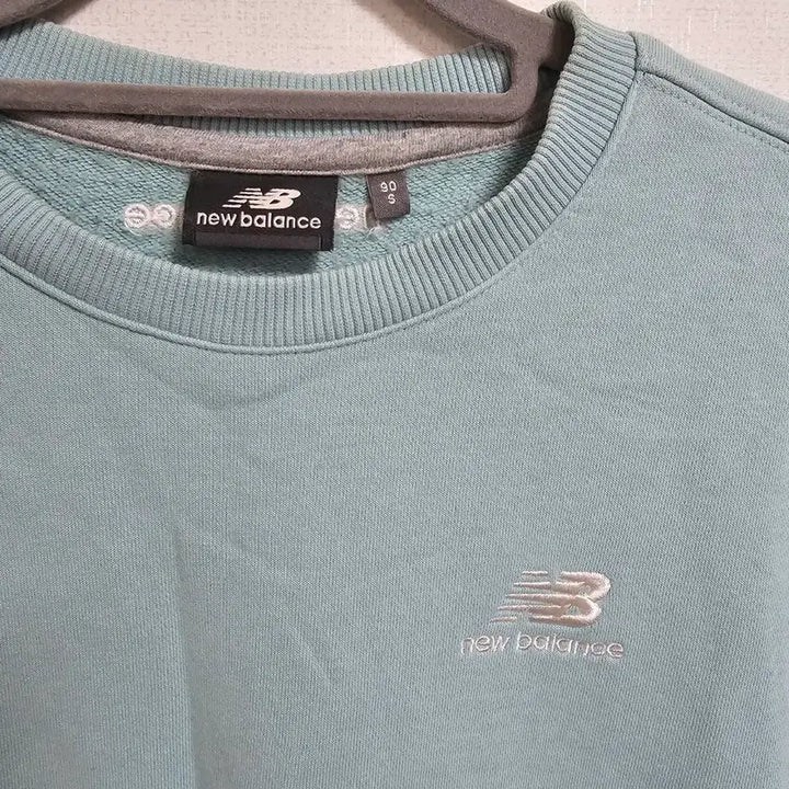 [BUNJANG] New Balance Logo Sweatshirt Mint (S) / [정품] 뉴발란스 로고 맨투맨 민트 (90/S)