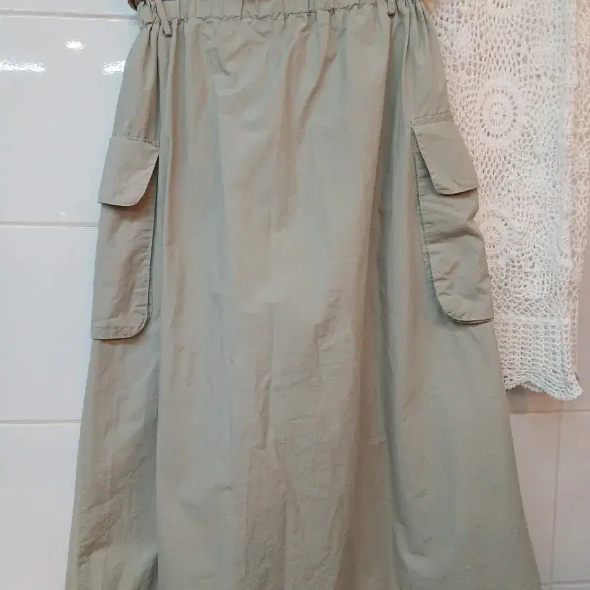 [SOLD OUT] 카고 포켓 롱 스커트 55~66정도