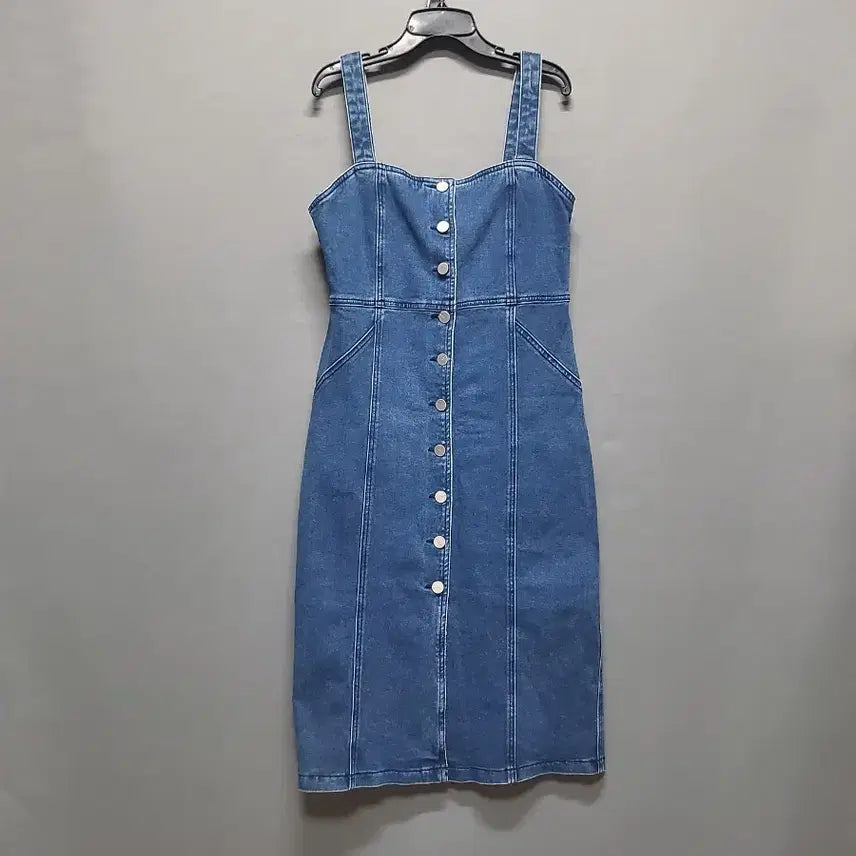 [SOLD OUT] LAP 스판 데님 뷔스티에 원피스