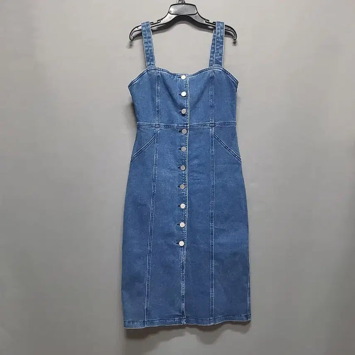 [SOLD OUT] LAP 스판 데님 뷔스티에 원피스
