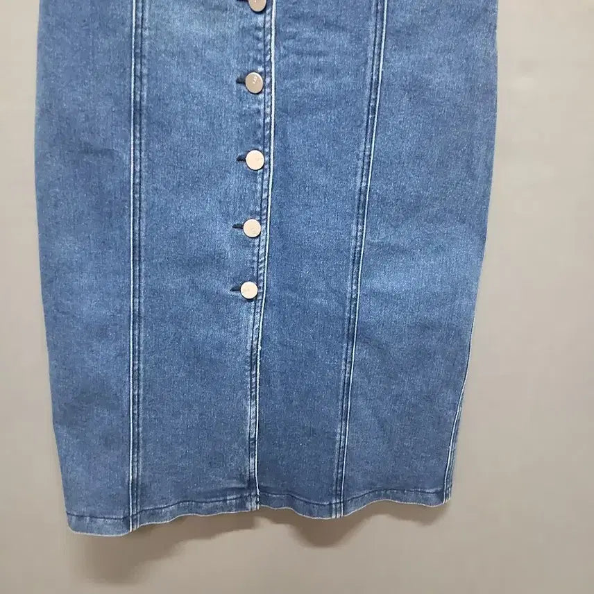[SOLD OUT] LAP 스판 데님 뷔스티에 원피스