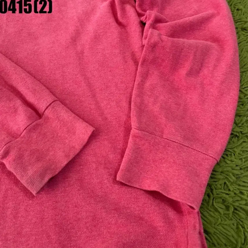 [BUNJANG] Polo Ralph Lauren Pink Long Sleeve Polo Shirt / 폴로 랄프로렌 핑크색 긴팔 카라티