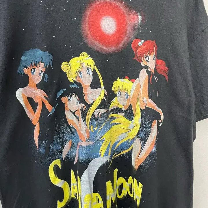 [BUNJANG] Vintage Sailor Moon Archive T-shirt / USA 오리지날 빈티지 세일러문 프린팅 아카이브 반팔 H2445
