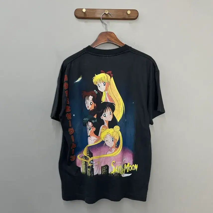 [BUNJANG] Vintage Sailor Moon Archive T-shirt / USA 오리지날 빈티지 세일러문 프린팅 아카이브 반팔 H2445