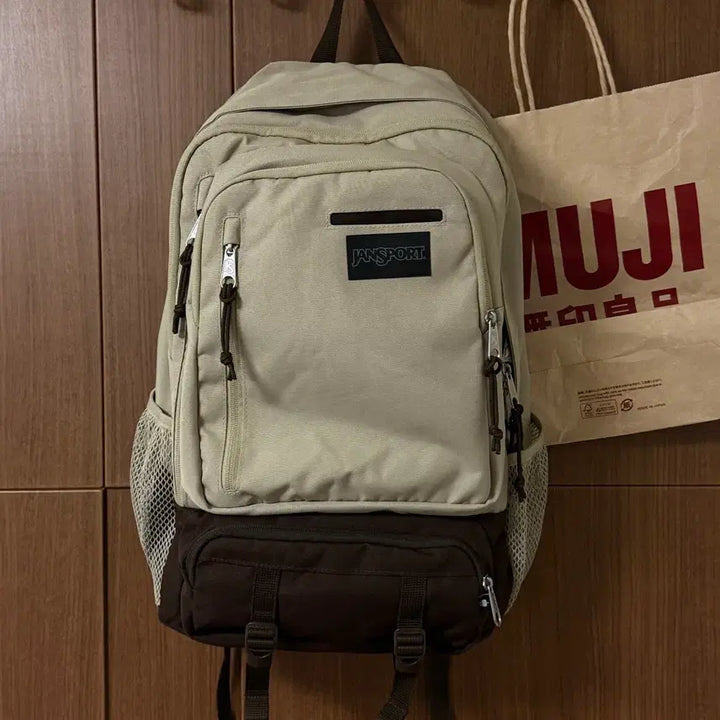 [BUNJANG] JanSport Envoys Desert Beige Backpack / 잔스포츠 엔보이 데저트 베이지