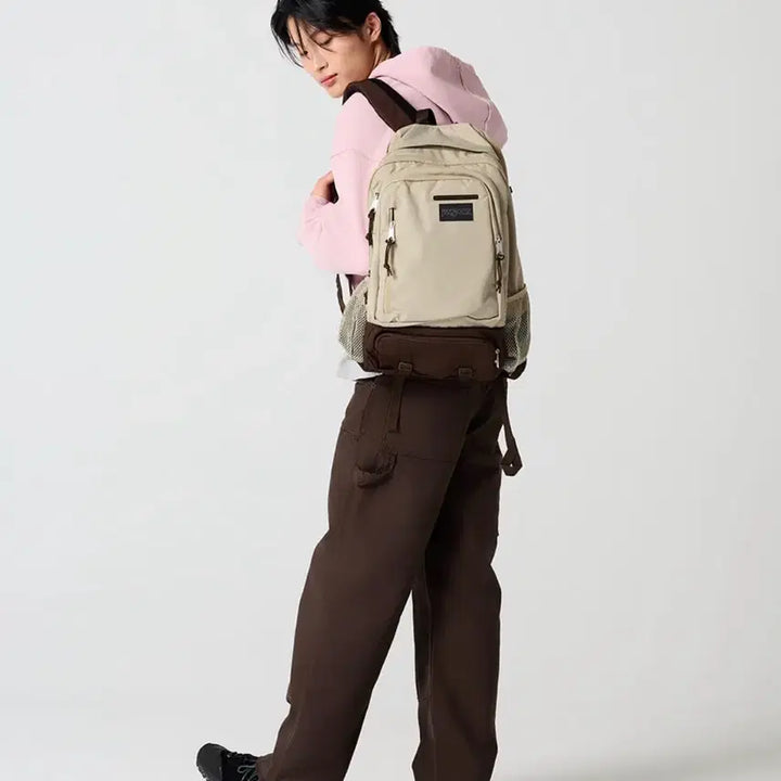 [BUNJANG] JanSport Envoys Desert Beige Backpack / 잔스포츠 엔보이 데저트 베이지