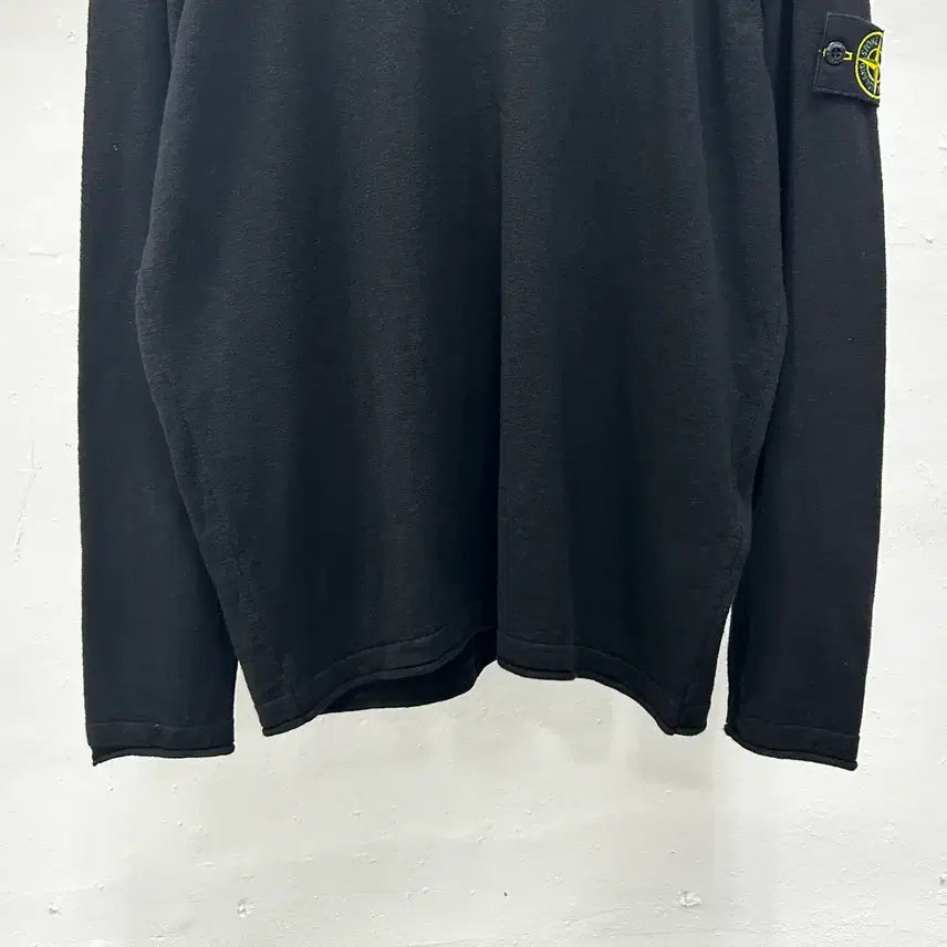 [BUNJANG] Stone Island Cotton Knit Sweater / 스톤아일랜드 와펜 코튼 니트