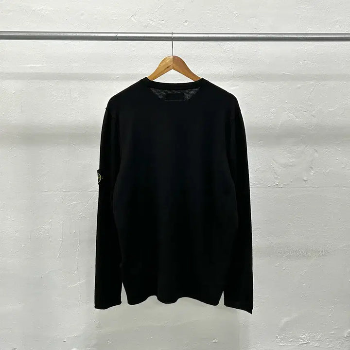 [BUNJANG] Stone Island Cotton Knit Sweater / 스톤아일랜드 와펜 코튼 니트