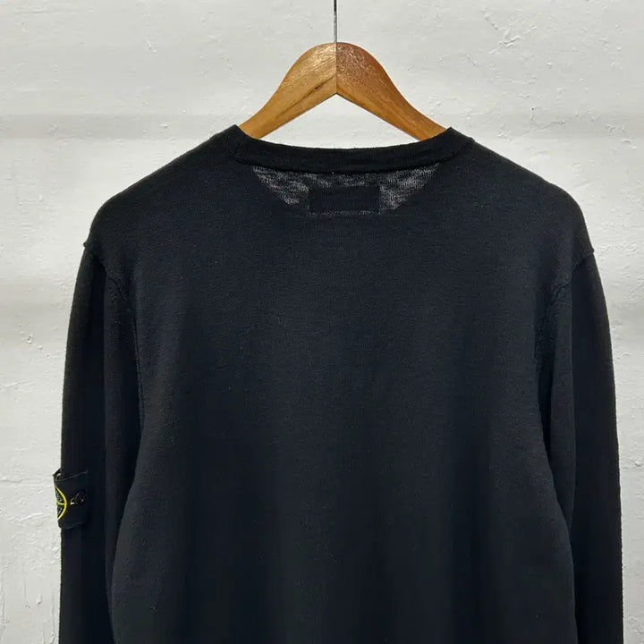 [BUNJANG] Stone Island Cotton Knit Sweater / 스톤아일랜드 와펜 코튼 니트