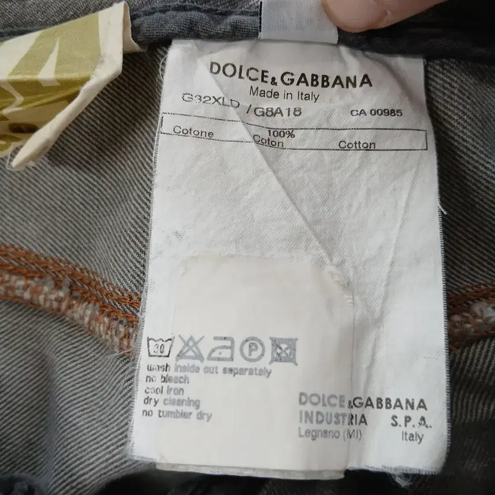 [BUNJANG] Dolce &amp; Gabbana Gray Washed Denim Pants / 돌체&amp;가바나 그레이 워싱 데님 바지 48