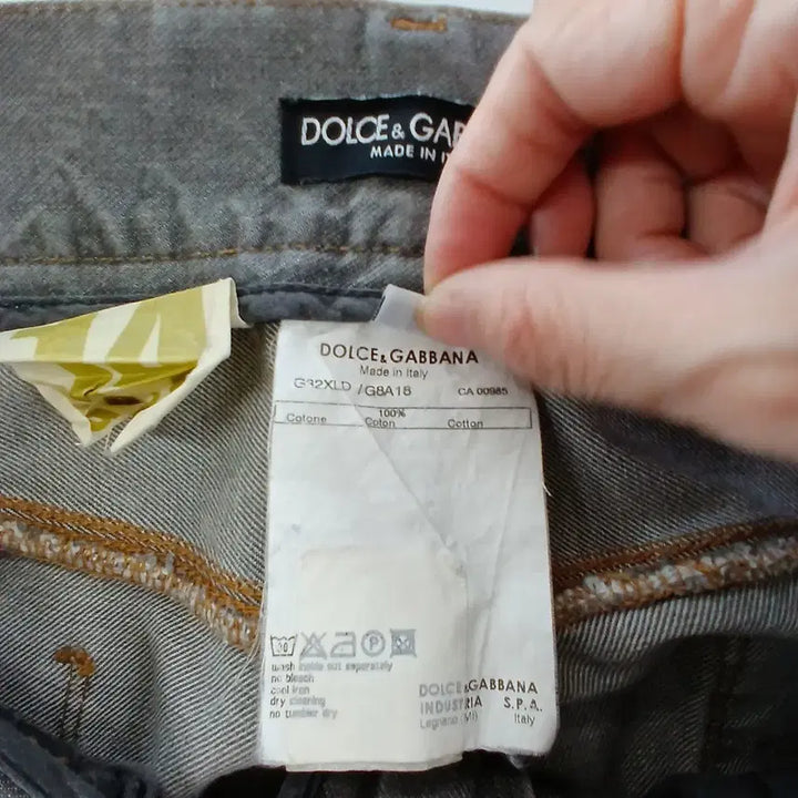 [BUNJANG] Dolce &amp; Gabbana Gray Washed Denim Pants / 돌체&amp;가바나 그레이 워싱 데님 바지 48