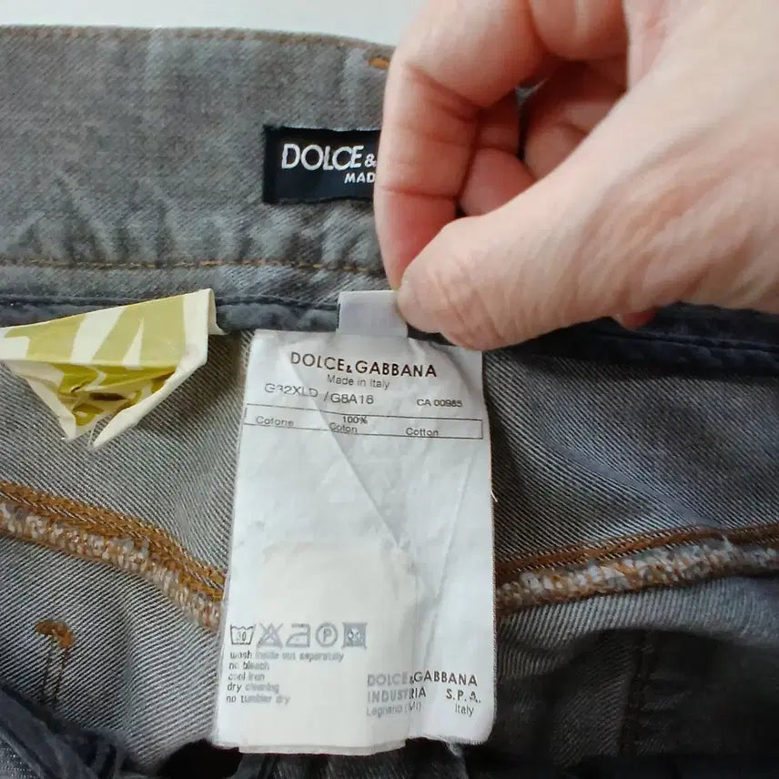 [BUNJANG] Dolce &amp; Gabbana Gray Washed Denim Pants / 돌체&amp;가바나 그레이 워싱 데님 바지 48