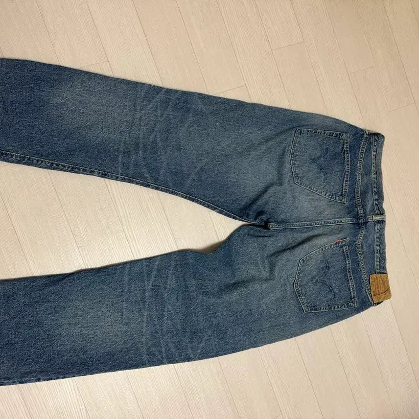 [BUNJANG] Warehouse 1101 Secondhand Light Indigo Jeans / 웨어하우스 1101 세컨핸드 라이트인디고 38